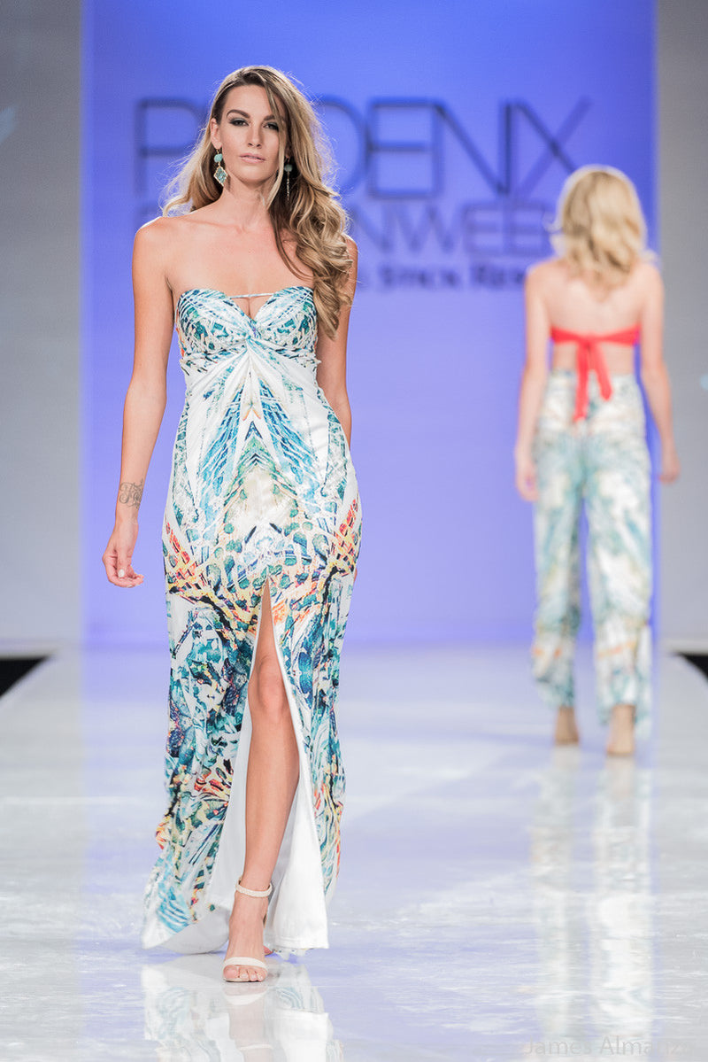Isy B. Debuts Caribbean Fashion on The Runway at Phoenix Fashion Week