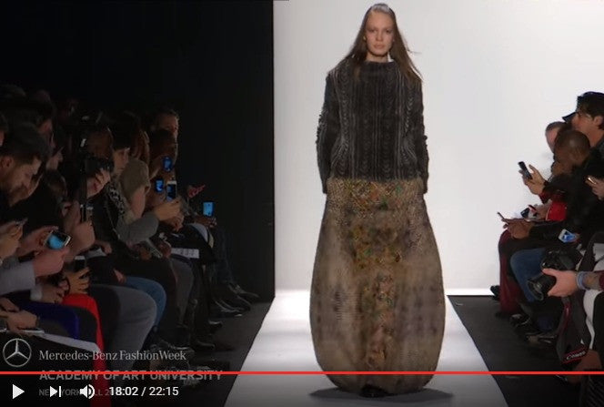 Isy B. Textile Designer Presents at Mercedes Benz Fashion Week FW 2015
