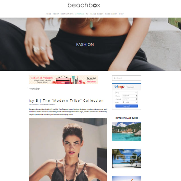 BeachBox - Isy B: "The Modern Tribe" Collection