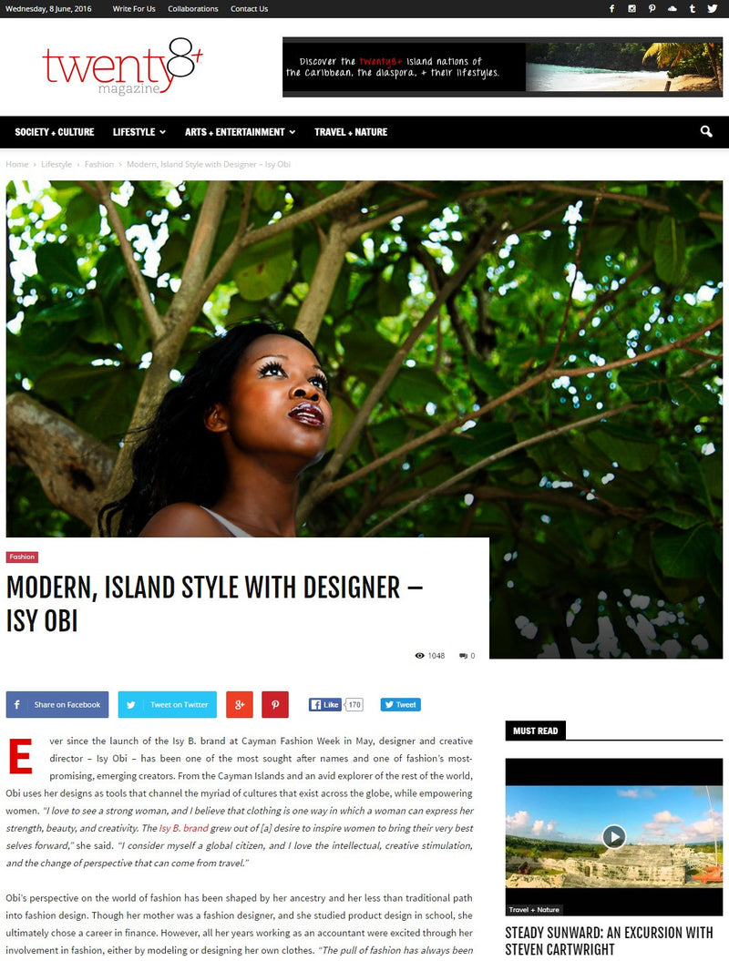 MODERN, ISLAND STYLE WITH DESIGNER –  ISY OBI