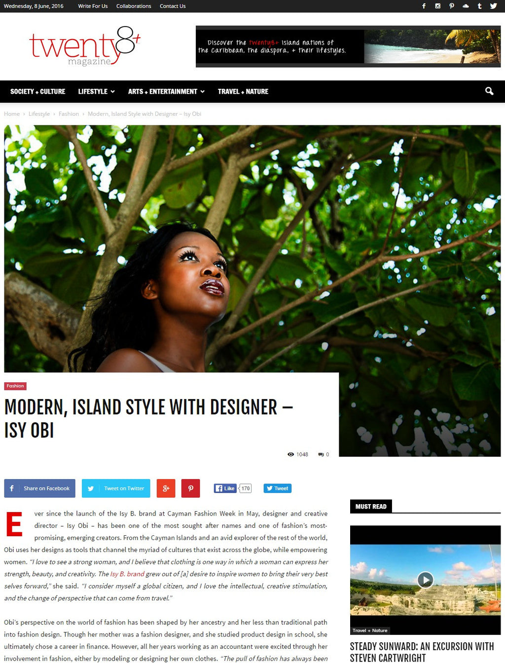 MODERN, ISLAND STYLE WITH DESIGNER –  ISY OBI