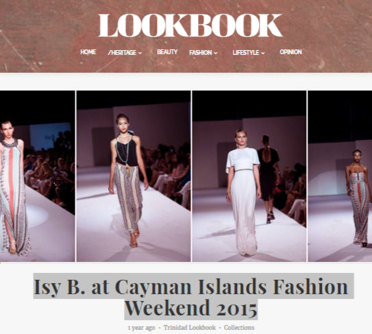 Trinidad Lookbook - Isy B. at Cayman Islands Fashion Weekend 2015