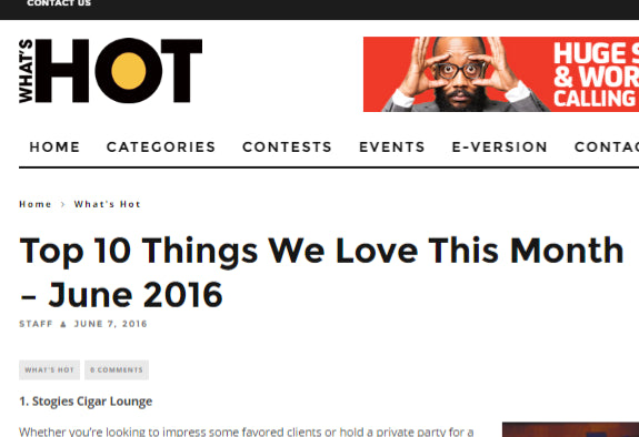 What's Hot - Top 10 Things We Love This Month