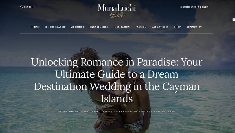 our Ultimate Guide to a Dream Destination Wedding in the Cayman Islands