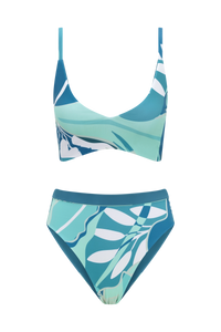 Calypso Teal High Waist Bikini