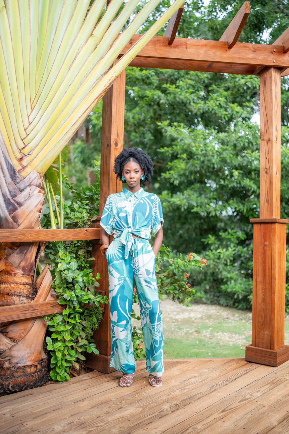 Calypso Teal Beach Lounge Pants