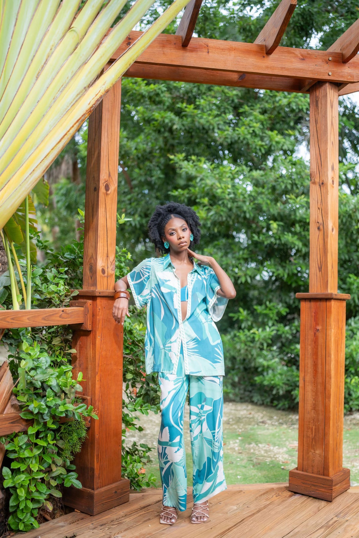 Calypso Teal Resort Shirt