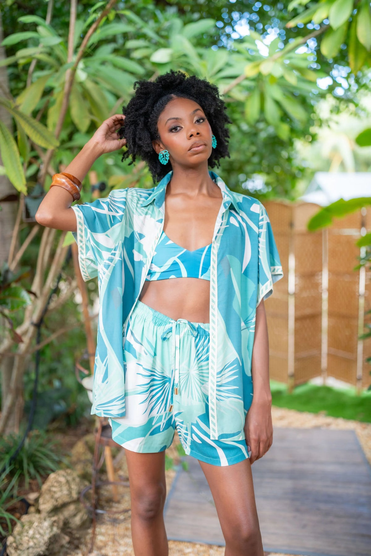 Calypso Teal Resort Shorts