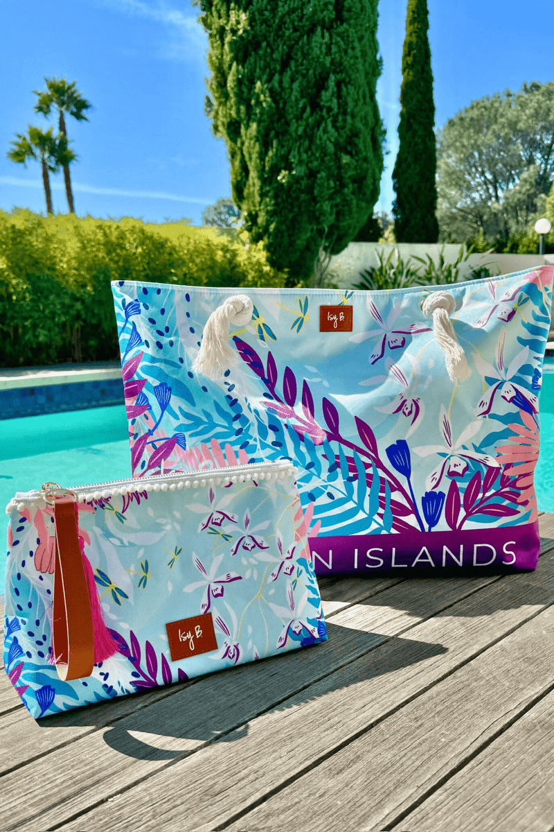 Orchid Oversized All Day Beach Bag