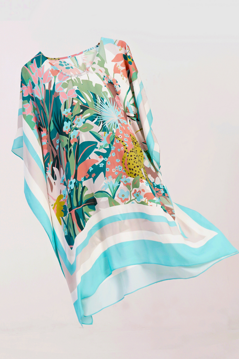 Adara Kaftan Dress with Belt