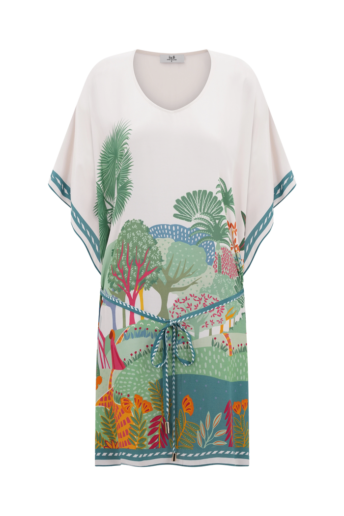 Kaiso Mini Kaftan Dress