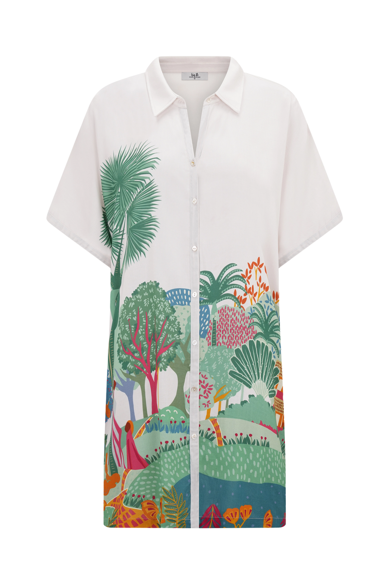 Kaiso Shirt Dress Cover-up