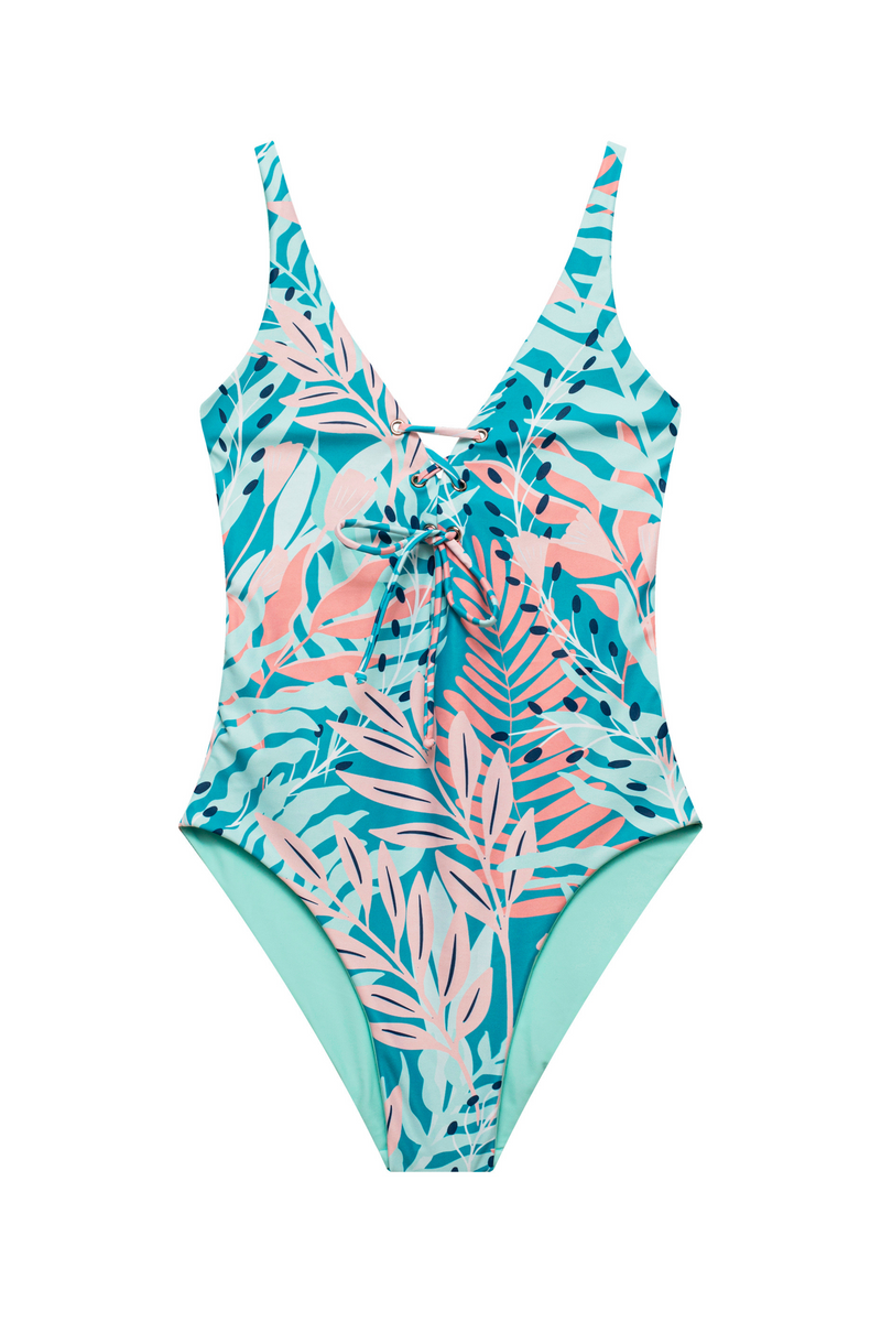 orchid reversible one piece swimsuit