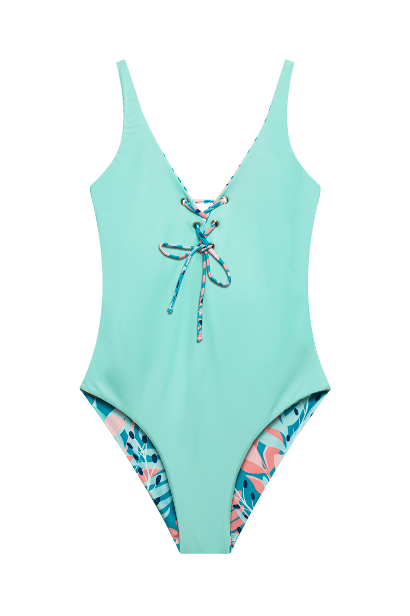 orchid reversible one piece swimsuit