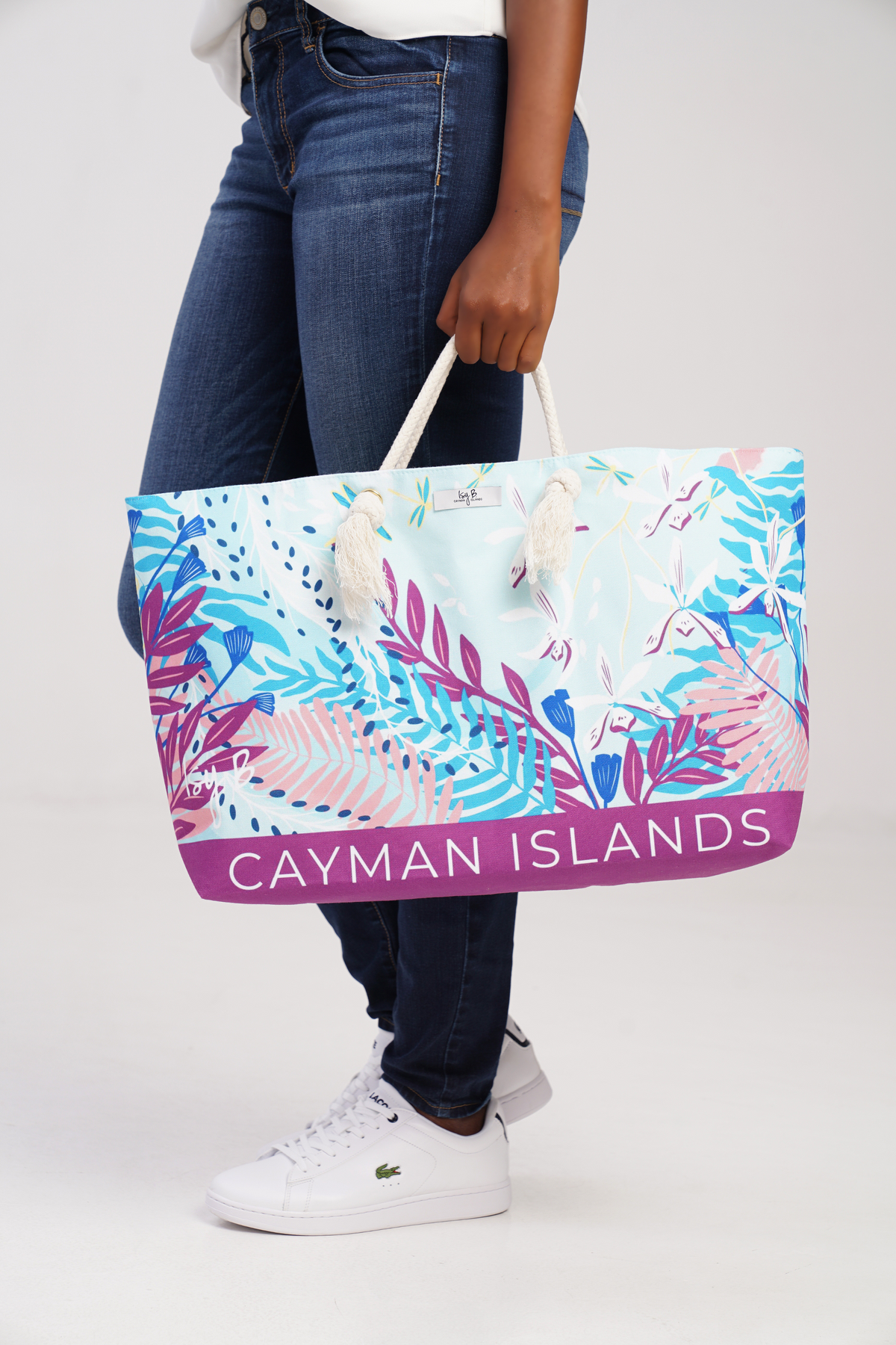 Orchid Beach-to-Brunch Tote Bag