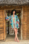Mekaya's Song Silk Cotton Kimono Caribbean resortwear for women