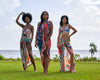 Butterfly Silk Modal Pareo Sarong Caribbean resortwear for women